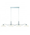 plafonnier ventilateur vintage 2 ampoules e27 max 60w brun patiné