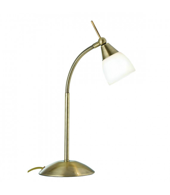 Lampada da tavolo Touch Lamps, in bronzo antico e vetro