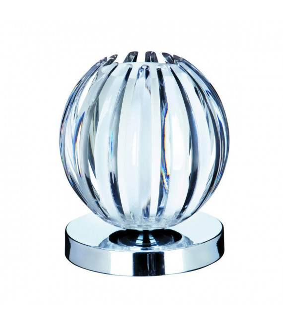 Lampada da tavolo Touch Lamps, in vetro cromato, acrilico e satinato