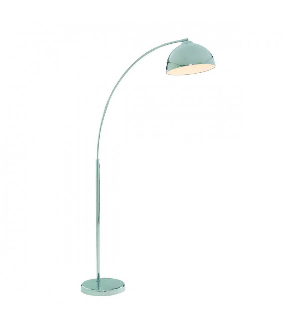 Lámpara de pie jirafa 1 luz, en cromo y mármol