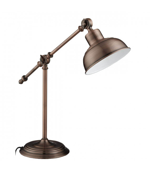 plafonnier ventilateur vintage 2 ampoules e27 max 60w brun patiné
