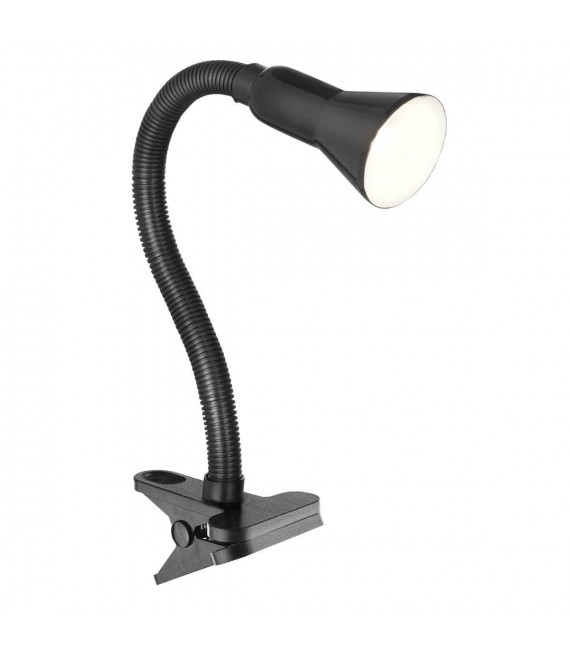 Lámpara de abrazadera Desk Partners, negra