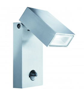 LED-Außenwandleuchte mit Detektor aus Edelstahl
