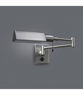 Lampada da comodino industriale e retrò Senti Satin