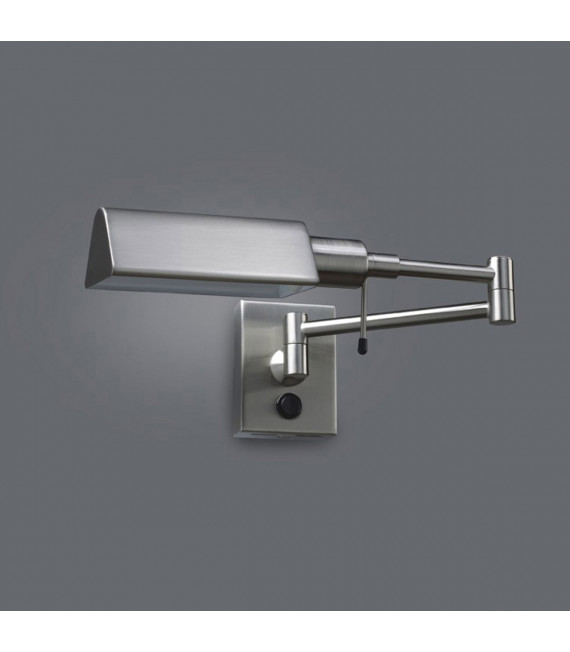 Industrie- und Retro-Nachttischlampe Senti Satin