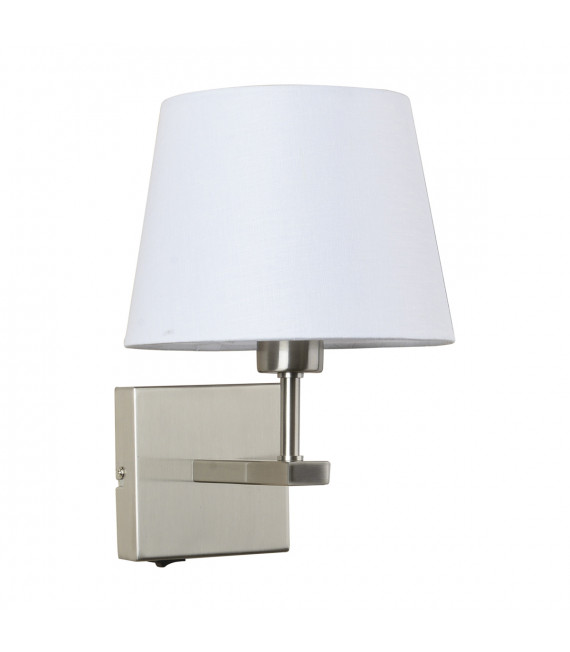 Applique ronde de chevet blanche Norte