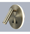 Modern Bedside Wall Light Nemo Antique Bronze