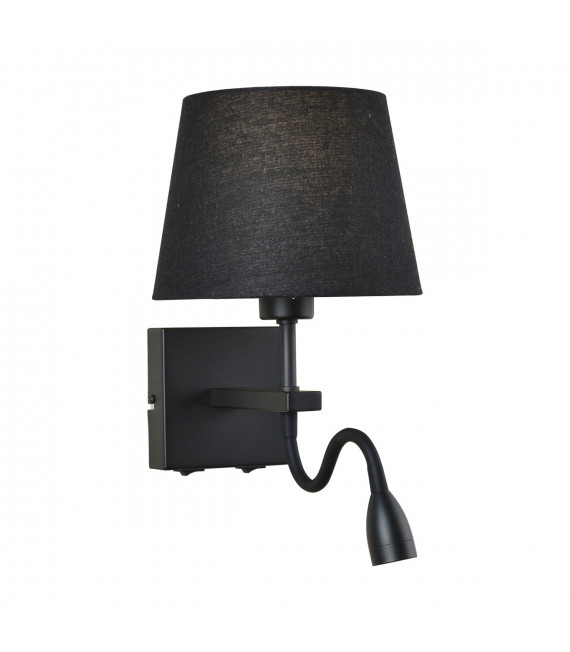 Lámpara de noche Norte Modern negro mate