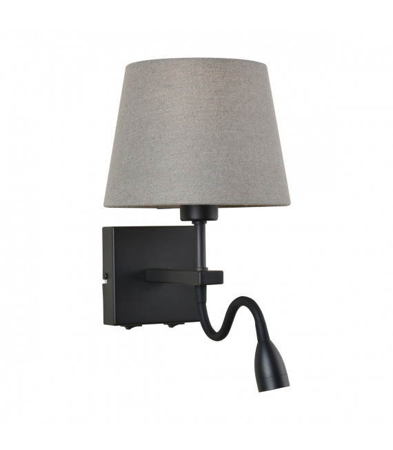Lámpara de noche Norte Modern negro mate