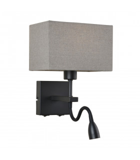 Lámpara de noche Norte Modern negro mate