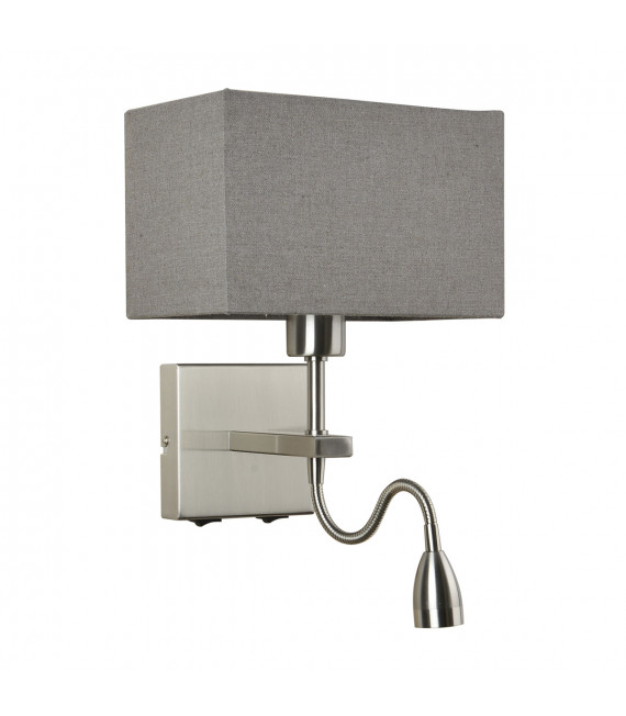 Modern gray bedside wall lamp Norte