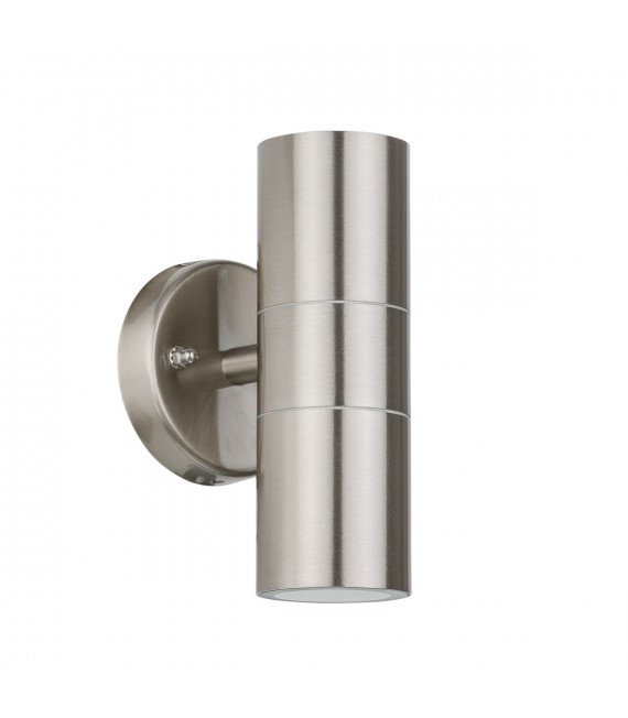 Moderne Gartenwandlampe Torus Satin