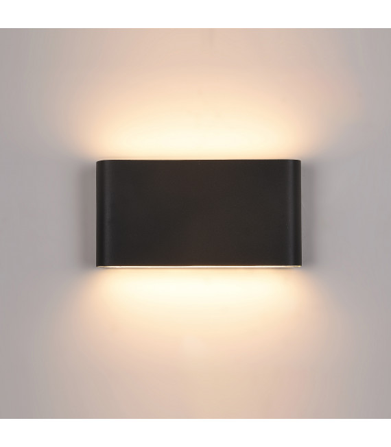 Moderne Gartenwandlampe Romano Black