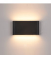 Black Romano Aluminum Garden Wall Lamp