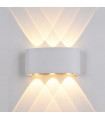 Modern garden wall light Gilberto white