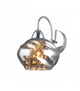 Applique murale en cristal Ritmo Chrome