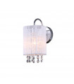 Crystal wall lamp Lana WH white