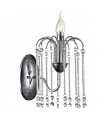 Quin Chrome Crystal Wall Sconce