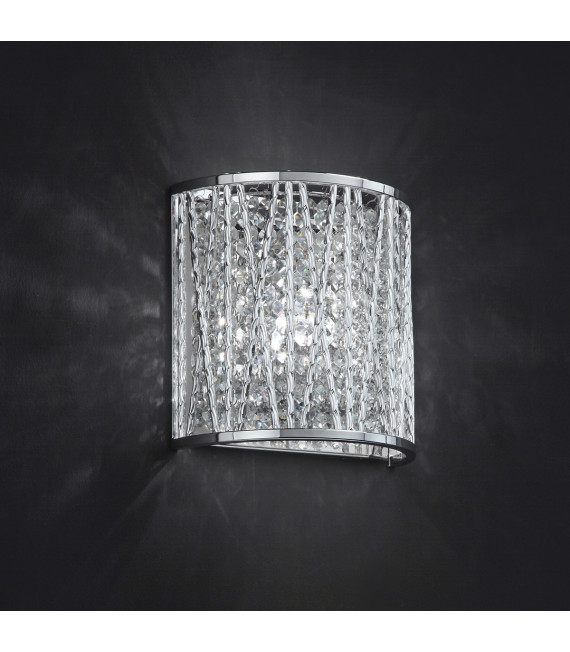 Vanessa Chrome crystal wall light
