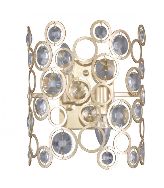 Nardo Champagne gold crystal wall light