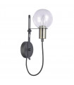 Modern wall light Gianni Antique bronze, black
