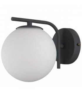 Lampada da parete moderna Raddi Nera