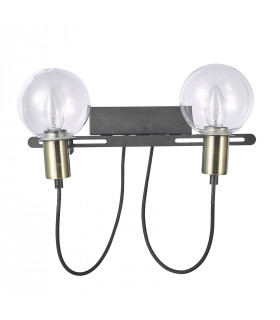 Design wall lamp Gianni Antique bronze, black