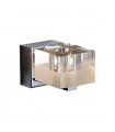 Modern Cubric Chrome wall lamp