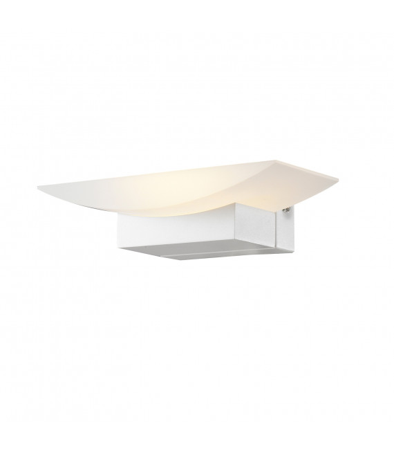 Lampada da parete moderna Esma Sand bianca