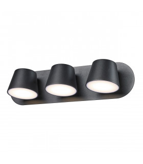Moderne Wandleuchte Kuola Black
