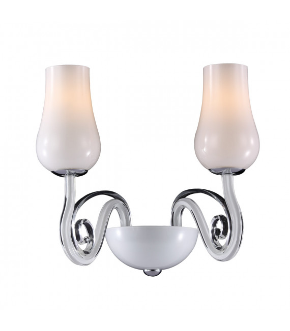 Applique murale moderne Lybra blanc