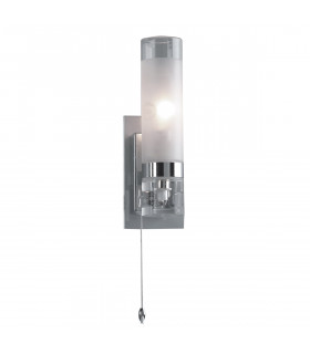 Applique da parete moderna per bagno Hook Chrome