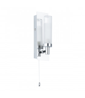 Applique murale pour salle de bains moderne Santos Chrome