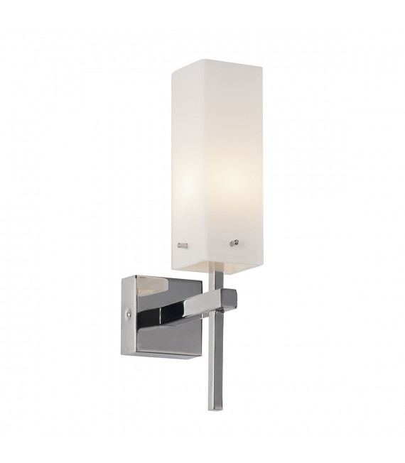 Tempo Chrome modern bathroom wall light