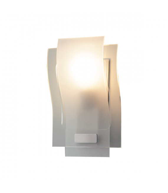 Applique da bagno moderna Taliso di colore bianco