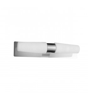 Applique murale pour salle de bains moderne Talo Chrome 2 ampoules