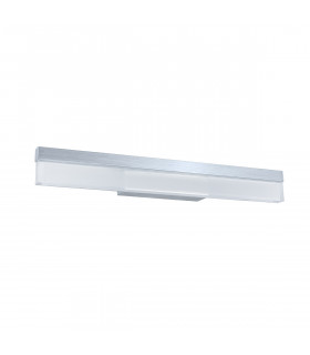 Aplique de baño moderno plateado egon