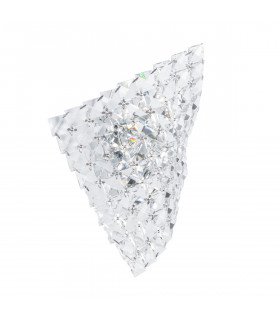 Applique murale pour salle de bains moderne Scarve Chrome