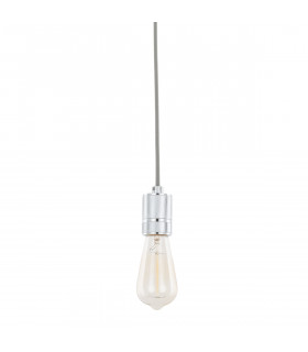 Casa Chrome Modern Hanging Socket