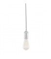 Atrium Chrome Modern Hanging Socket