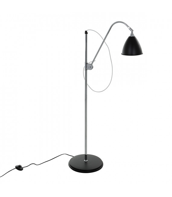 Lampada da terra classica Evato Nera