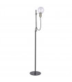Lampadaire moderne Gianni Bronze antique, noir