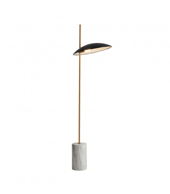 Modern floor lamp Vilai Black, gold, marble