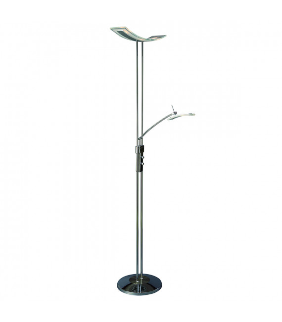 Lampada da terra moderna Celia Chrome