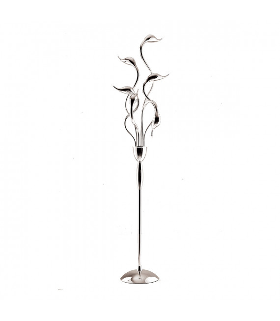Lampada da terra moderna Swan Chrome