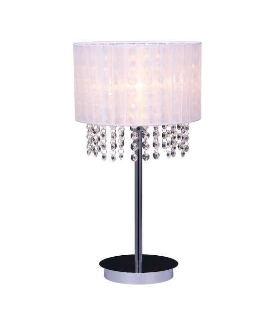 Lampe de bureau en cristal Astra WH blanc