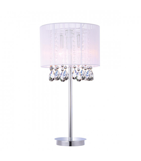 Weiße Essenz Kristall Schreibtischlampe