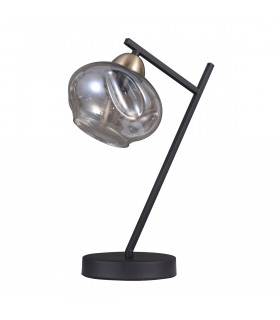 Lampada da scrivania industriale e retrò Bastiano Nero opaco
