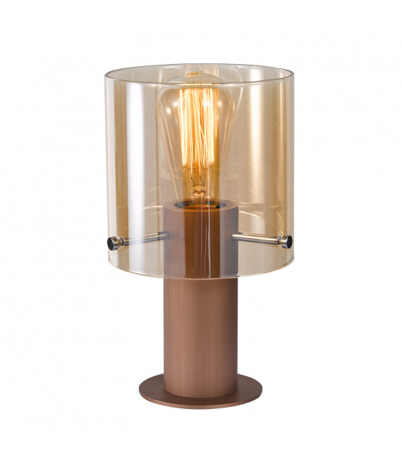 Lampe de bureau moderne Javier Bronze antique, noir
