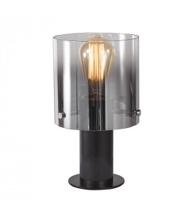 Moderne Schreibtischlampe Javier Black, geraucht